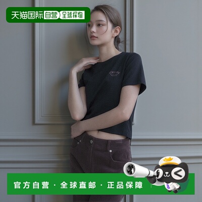 韩国直邮LOEUVRE正品 女装T恤303595883Essential Lettering T-sh