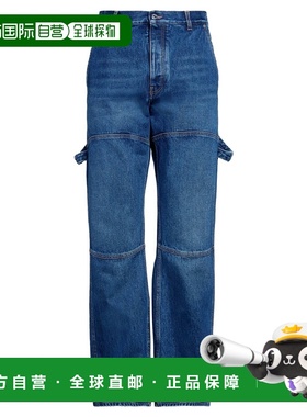 香港直邮off-white 男士 牛仔长裤 blue蓝色 舒适时尚