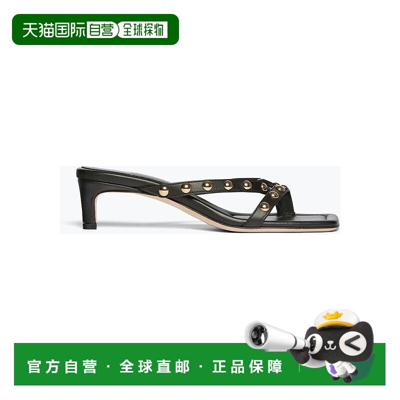 自营freda salvadorWomen's Elaine Heel Sandals In Black Nappa