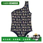 香港直邮Balmain 巴尔曼 女童 1h可退 徽标单肩泳衣童装