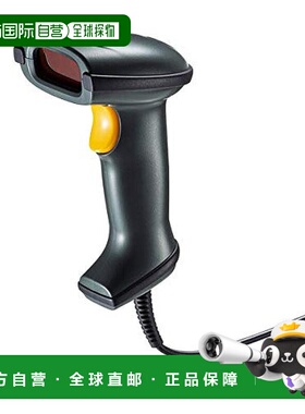 【日本直邮】Sanwa无限扫码枪黑色高性能速度快自动识别BCR-006