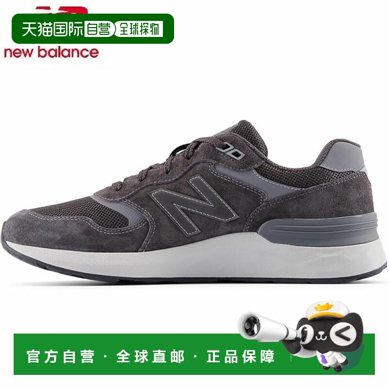 日本直邮New Balance MW880 炭灰色男士步行鞋（MW880BA72E）