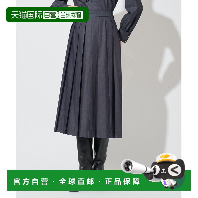 日本直邮ANAYI 女装 轻盈光泽牛仔褶皱阔腿裤 102【付后1h可退】