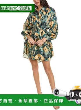 自营 Ulla Johnson Jude 真丝连衣裙 - 蓝色 美国奥莱直发