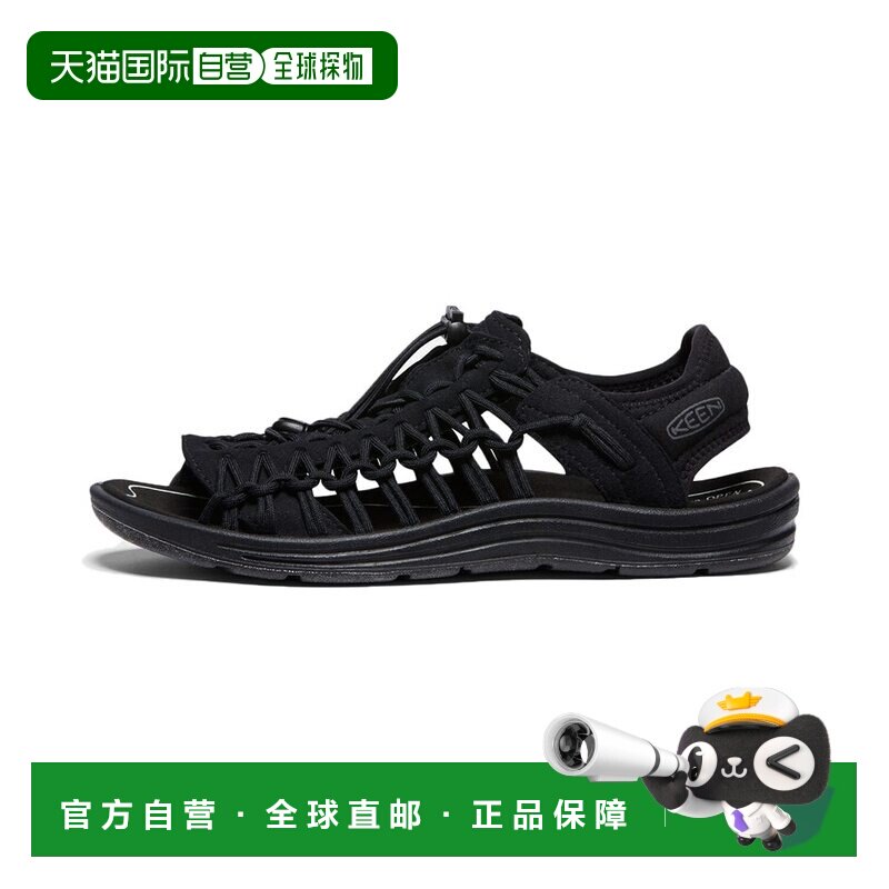 日本直邮KEEN UNEEK 2 舒适百搭 溯溪鞋 男款 黑色 凉鞋户外图片