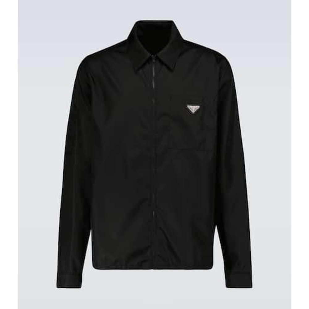 潮奢 Prada 普拉达 男士 Re-Nylon 拉链衬衫式衬衫