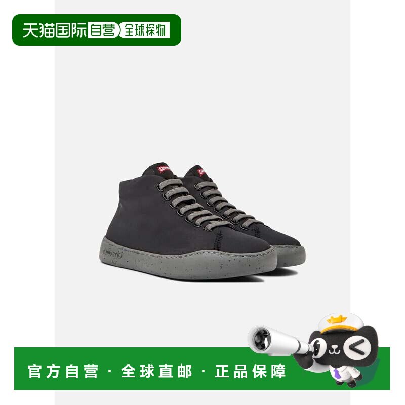 自营 camper运动鞋女式露营鞋Peu Touring-黑色 厚底 美国奥莱直