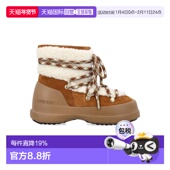 靴子80D2480020MA03 香港直邮MOON BOOT女士系带短靴时尚 AW2024