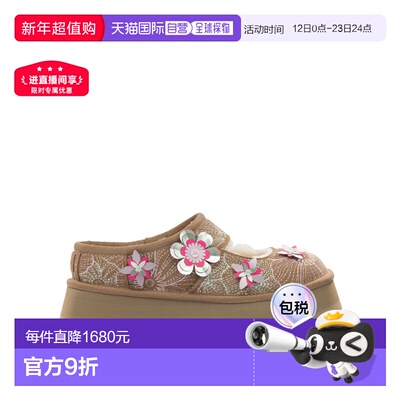 欧洲直邮ugg 女士 乐福鞋单鞋一脚蹬松糕鞋