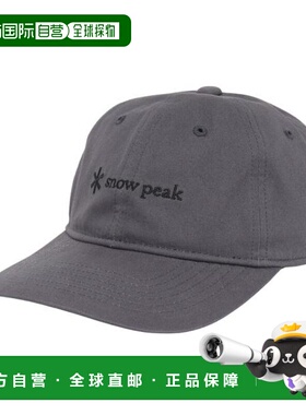 日本直邮Snow Peak 户外徒步登山标志帽 CHARCOAL [NSD-AC-25AU00