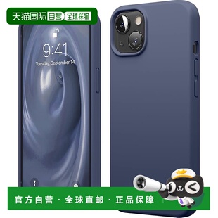 【日本直邮】elago iPhone13 SILICONE耐冲击保护壳 靛蓝手机壳