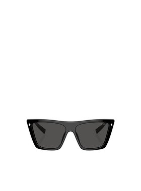 PRADA 女士眼镜 PR21ZS1AB5S0 AW2024 黑色 徽标太阳镜