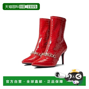 自营Juicy Couture Tommi Women's Size 6 Red Snakeskin Pointed