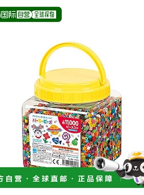【日本直邮】kawada 彩色串珠拼装套装 11000P一桶 浓彩母婴手串