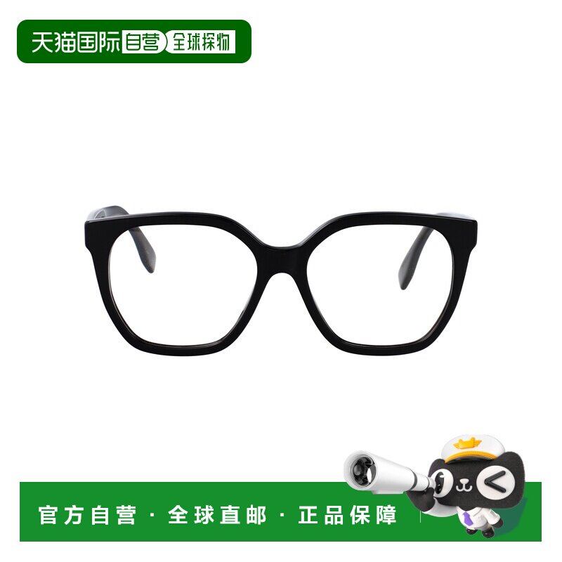 1h可退 欧洲直邮FENDI 女士眼镜 FE50087I001 AW2025 黑色 几何形