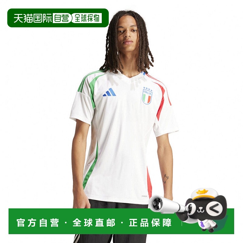 日本直邮Adidas-阿迪达斯男子足球许可衬衫意大利国家队2024远离I