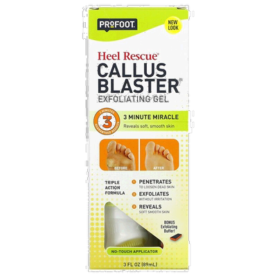 香港直邮Profoot,Callus Blaster 去角质凝胶，3 液量盎司（正品