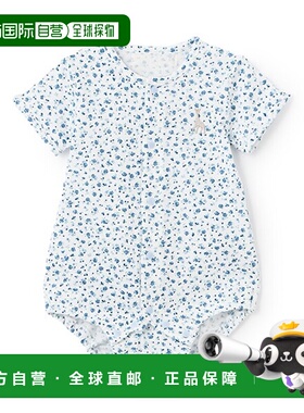 1h可退 日本直邮Sophie la girafe 儿童春夏款全棉花柄天竺 bodys