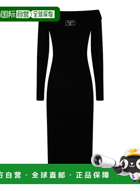 香港直邮BALMAIN 女士连衣裙 EF1RL109KH820PA SS2025黑色 包臀裙