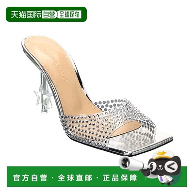 自营 Mach & Mach Crystal-Embellished Star Vinyl & Leather Mu