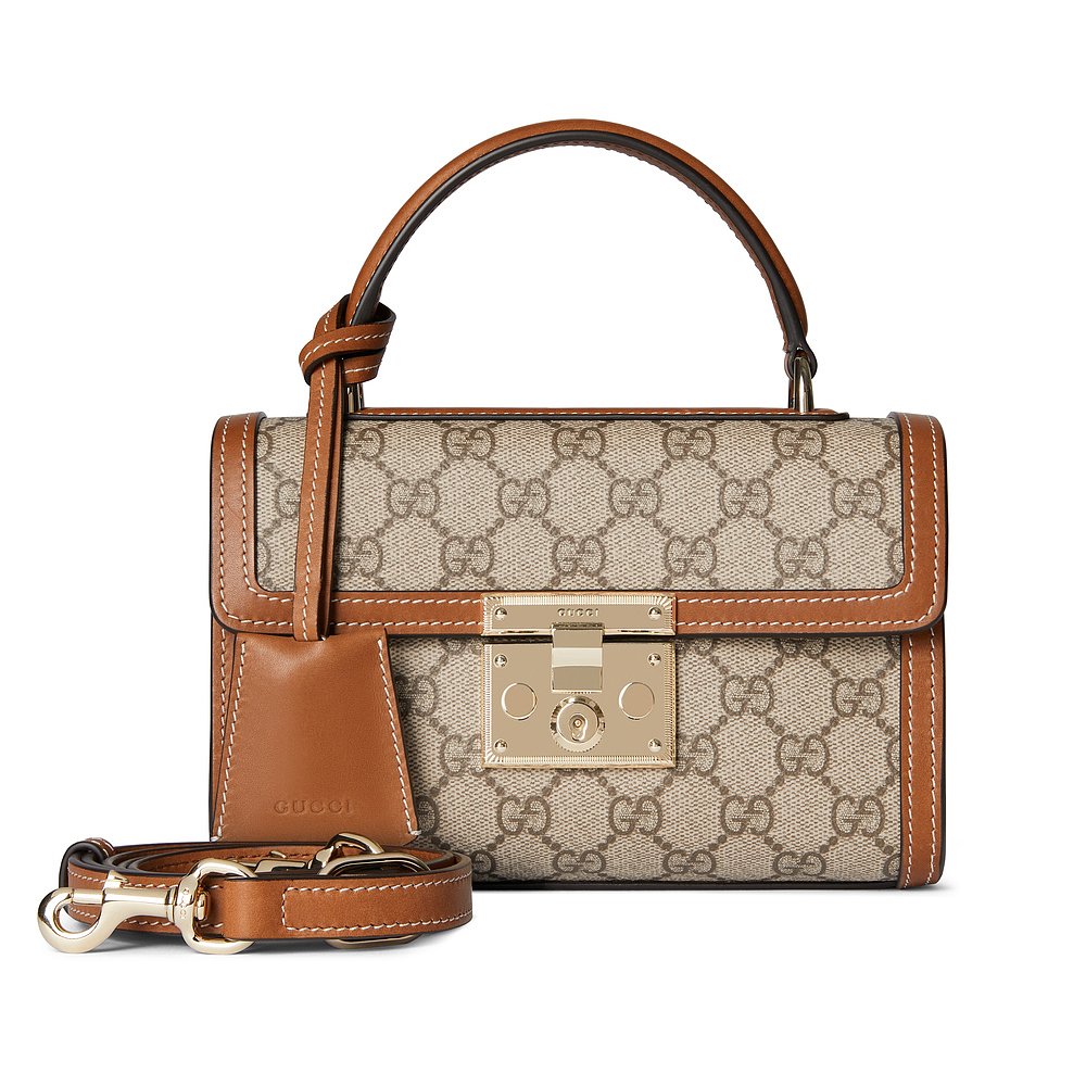 潮奢 Gucci 古驰 女士 Padlock系列小号手提包 838999FAD6L