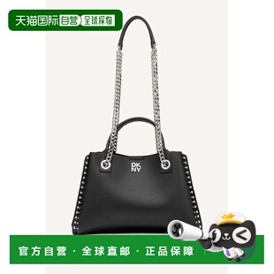 自营dknyJosie Satchel Bag - black/silver 美国奥莱直发