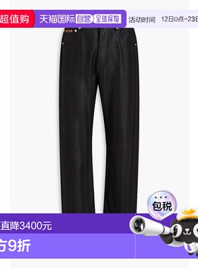 1h可退 香港直邮MISSONI 米索尼 男士 钩花棉混纺长裤 US24SI0GBR