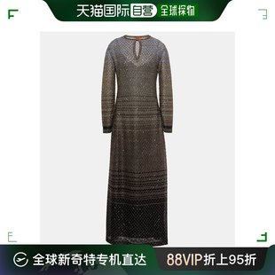 MISSONI 米索尼 女士 000273 香港直邮潮奢 珠片条纹长款 连衣裙