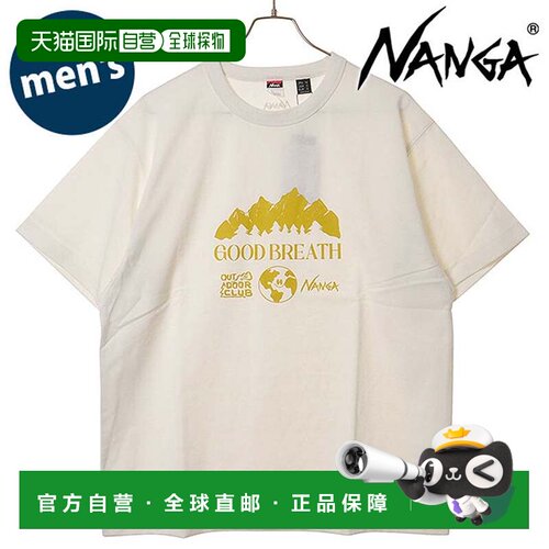 日本直邮NANGA 短袖 T恤 WHT