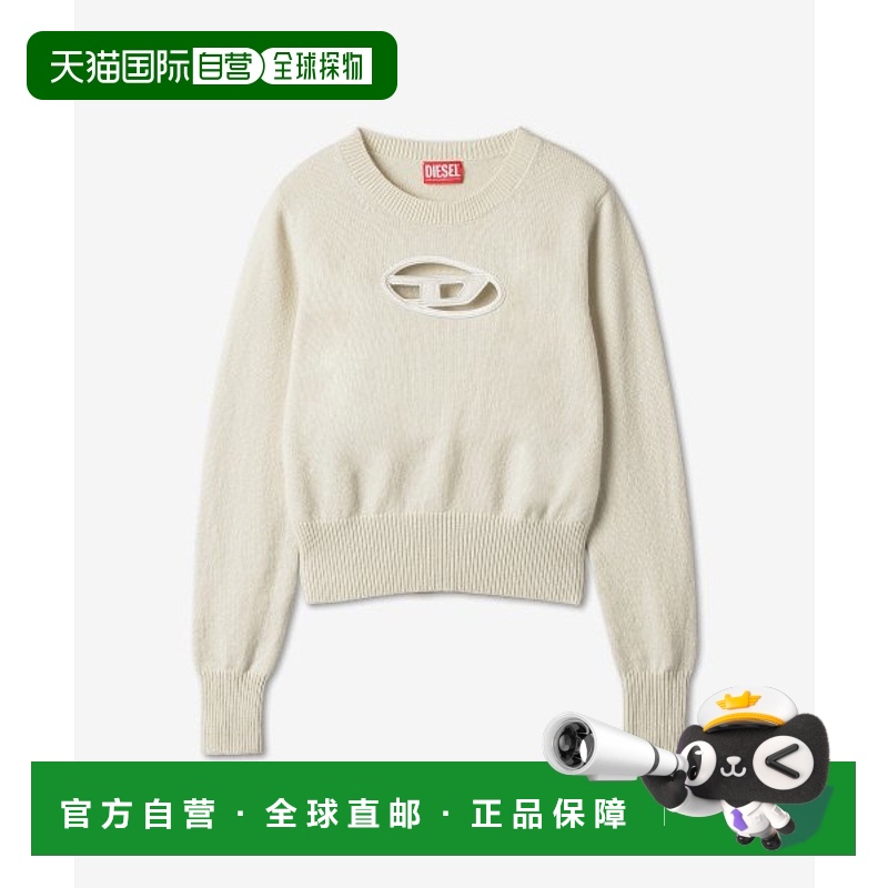 韩国直邮DIESEL 毛针织衫女士 A067120KCAE5KMM AREESA LOGO EMBRO