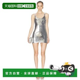 1h可退 香港直邮潮奢 ALEX PERRY 女士 汗衫式迷你连衣裙 D1615RE