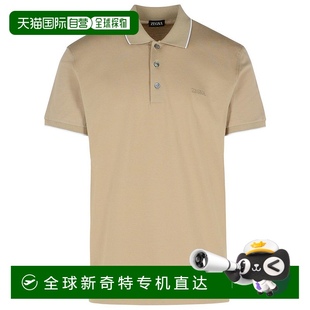 自营zegna米色棉质Polo衫 直发杰尼亚 中性色 美国奥莱