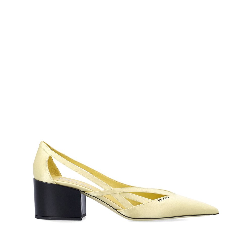PRADA 女士高跟鞋 1I741NFB055049F0222 AW2024 黄色
