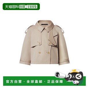 亮面派克大衣 系列女士短款 自营LV路易威登 Monogram