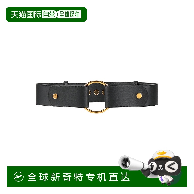1h可退 香港直邮潮奢 Marni 玛尼 女士 高腰皮带 black黑色 舒适