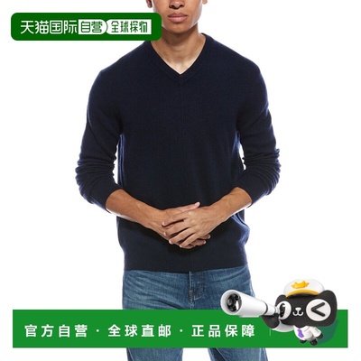 自营ATM Anthony Thomas Melillo Cashmere V-neck Sweater - blu