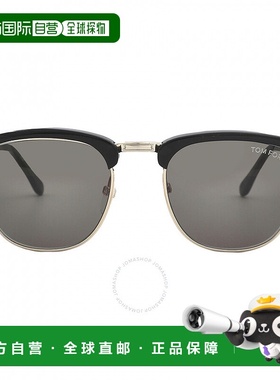 1h可退 美国直邮汤姆福特亨利灰色方形男士太阳镜FT024805N51