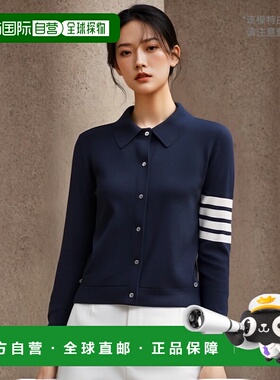 香港直邮THOM BROWNE 女士衬衫 FKL003AY3036415 CO 蓝色
