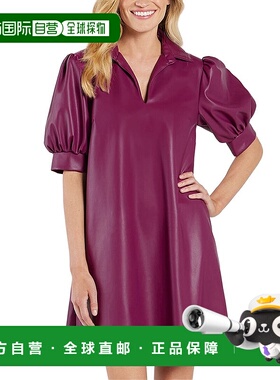 自营 jude connally裘德 康纳利 爱默生摇摆连衣裙-紫色 美国奥莱