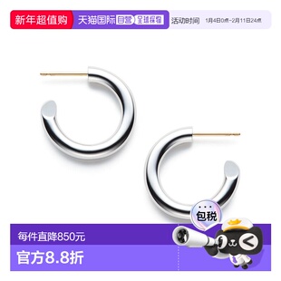 1h可退 日本直邮CAREERING PLACEBO 701 SV款 925纯银18K金耳环