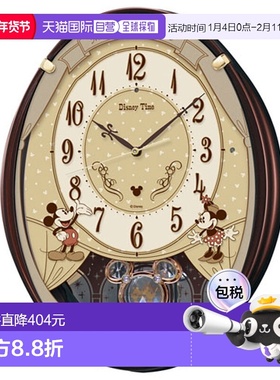 日本直邮SEIKO FW579B 迪士尼米奇和朋友们无线电控制时钟 FW579B