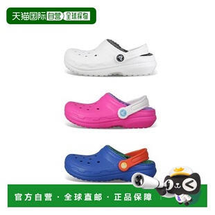 韩国直邮crocs 经典内衬木屐 女式冬季保暖毛绒拖鞋 3Picks1