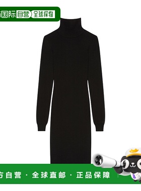 香港直邮Givenchy 羊绒长袖包臀裙连衣裙 BW229G4ZN9