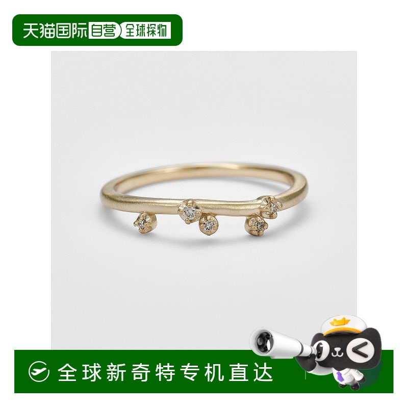 日本直邮日潮 agete 阿卡朵K5钻石戒指叠戴