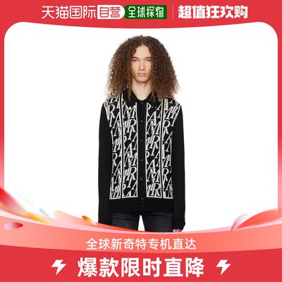 香港直邮潮奢 AMIRI 男士黑色 Repeat 开衫