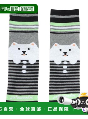 日本直邮PHENIX 儿童角色款滑雪筒袜 ESB24SO80 黑色