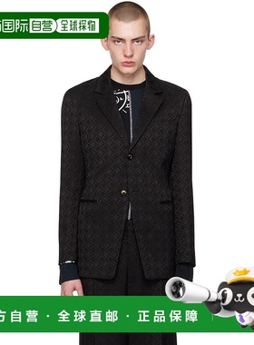 1h可退 香港直邮潮奢 Marine Serre 男士 黑色 Moon Diamant Jacq