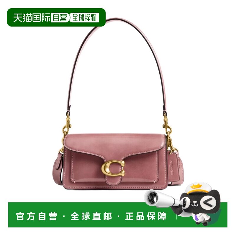 1h可退 香港直邮COACH 女士斜挎包 CW632B4PY SS2026 粉红色 Tabb - 实物图