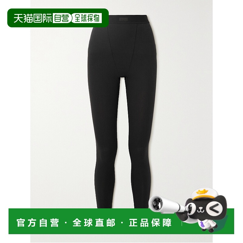 香港直邮SKIMS 女士 Soot 罗纹棉混纺打底裤 APLEG0039SOTSOOT