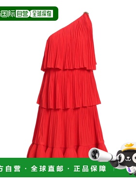 香港直邮潮奢 Lanvin 朗雯 女士 短款连衣裙 red红色 舒适时尚